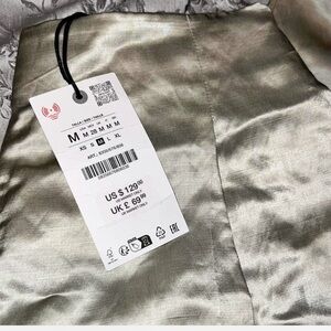 Zara Elegant Silky Gold Pants